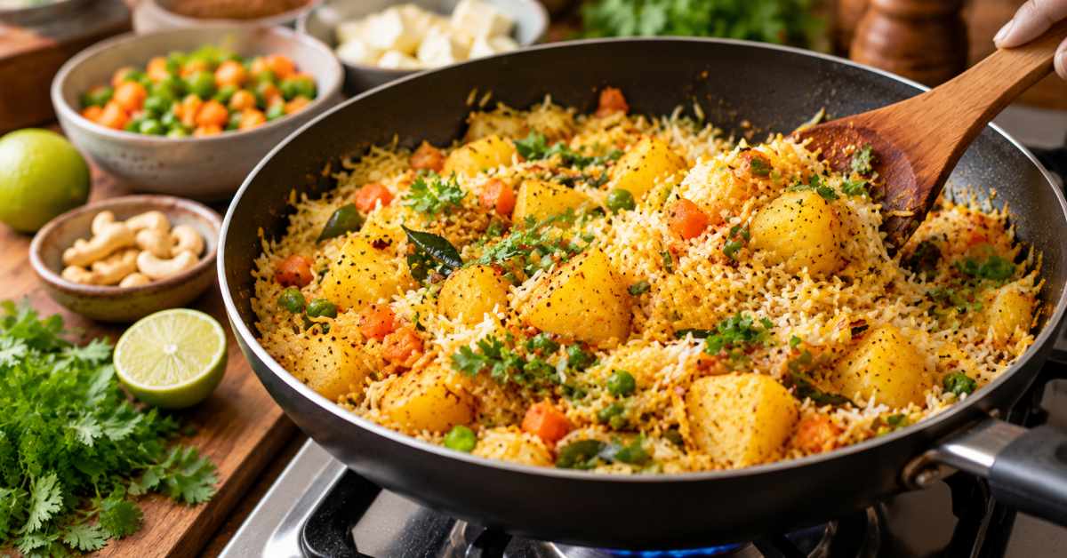 Mix the rice and prepare it deliciously like this.
