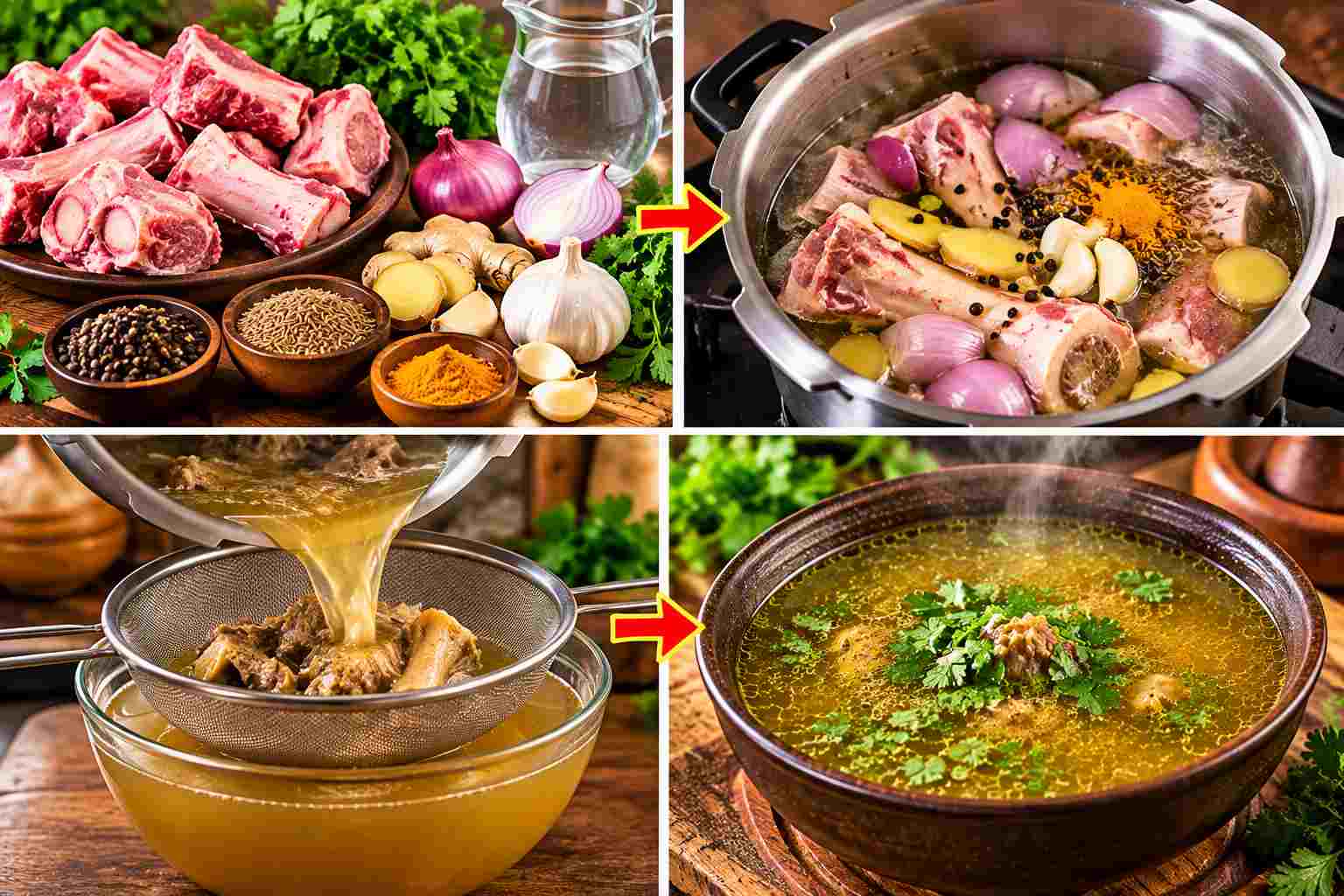 Mutton Bone Soup Preparation Method