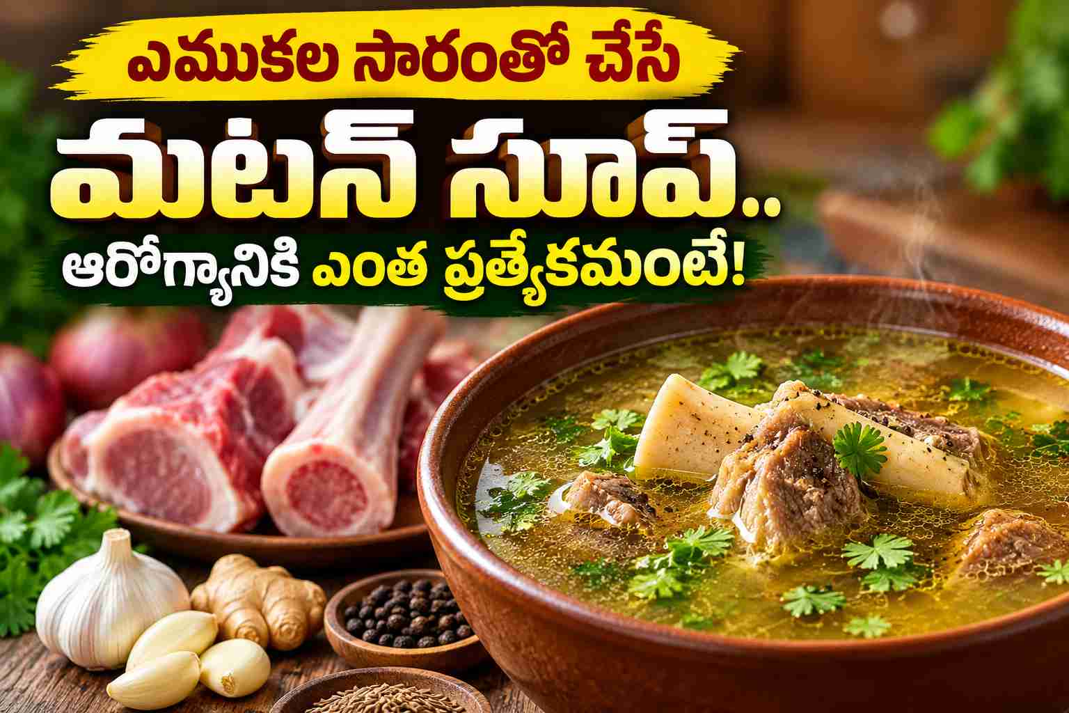 Mutton Soup Made With Bone Broth What Makes It So Special For Health