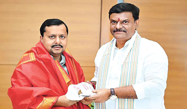 నితిన్ నబీన్‌తో బీజేపీ ఏపీ అధ్యక్షుడు మాధవ్ భేటీ