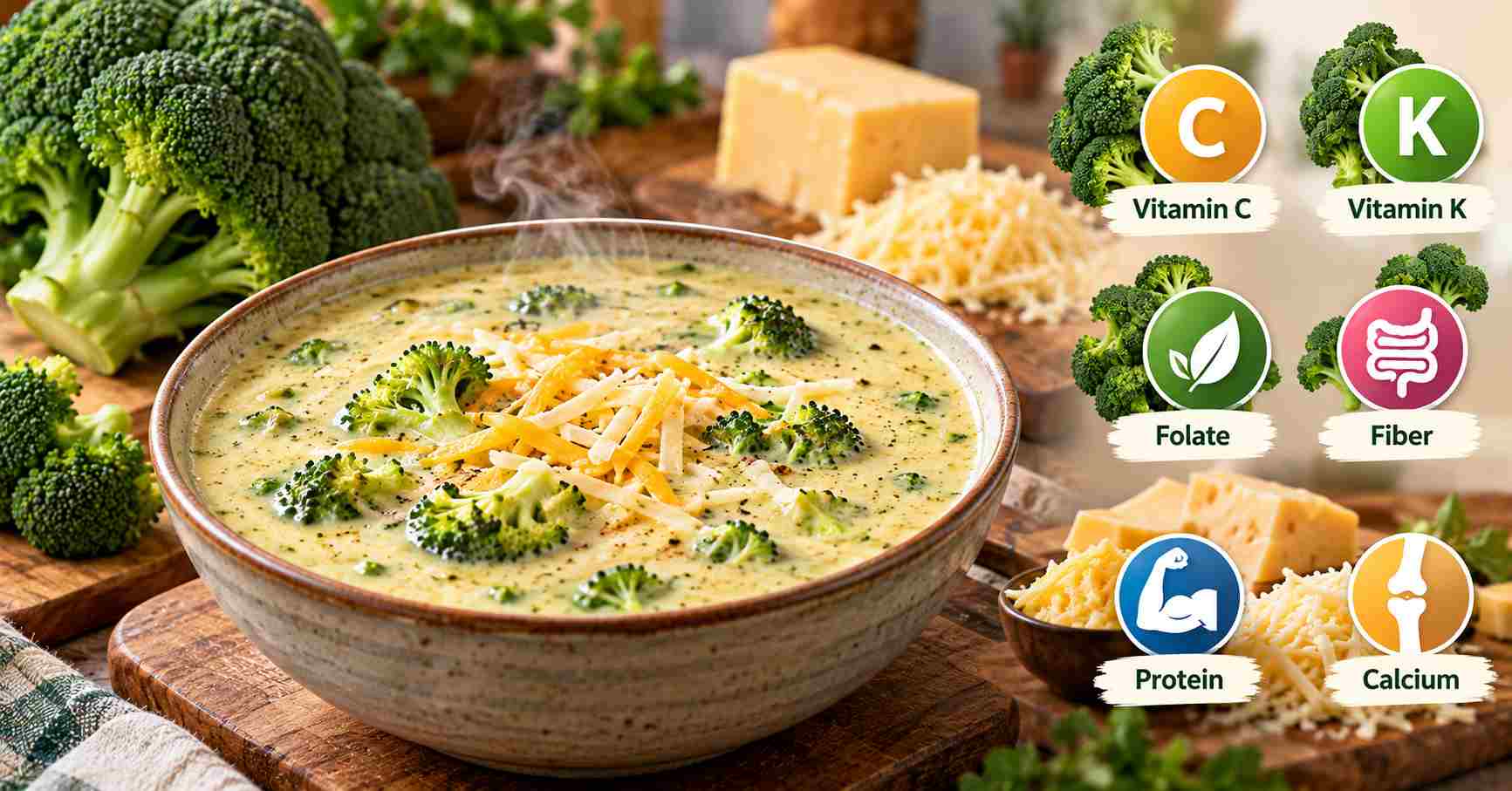 Nutrients in Broccoli Cheese Soup