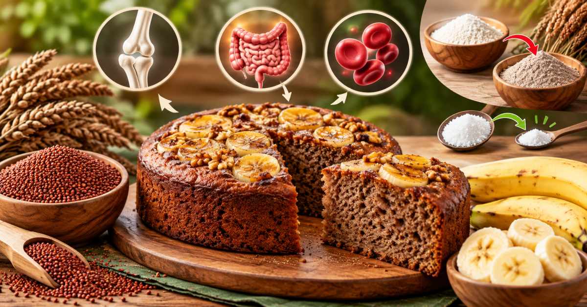 Nutritional benefits of eating cake with copper and bananas

