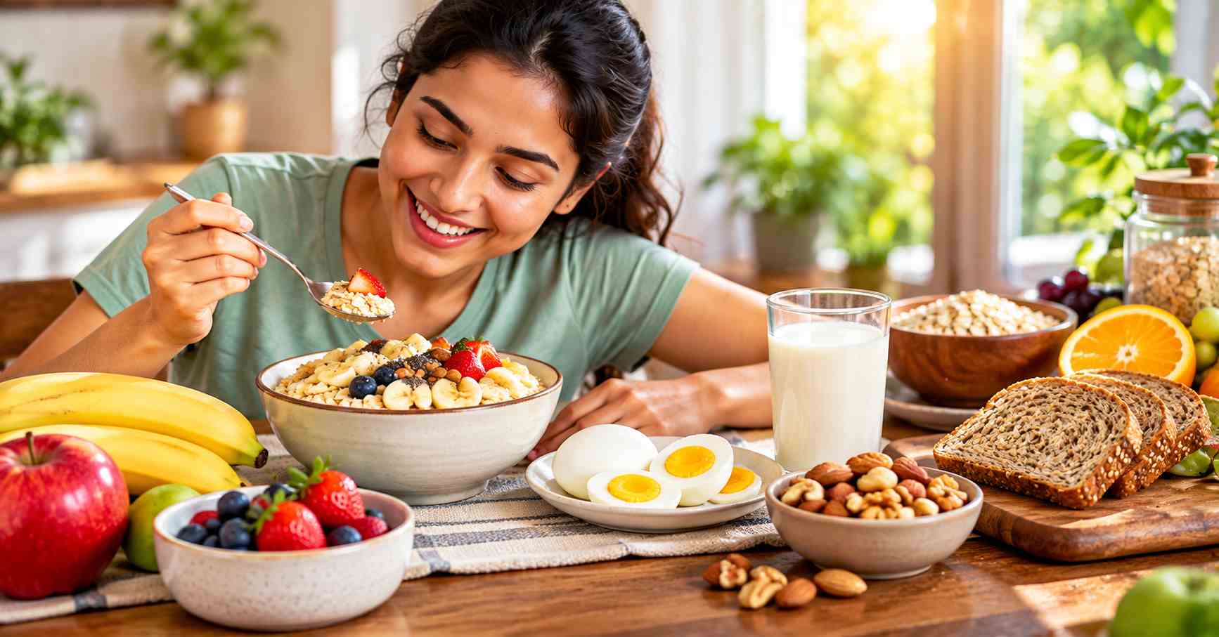 Nutritious breakfast for health