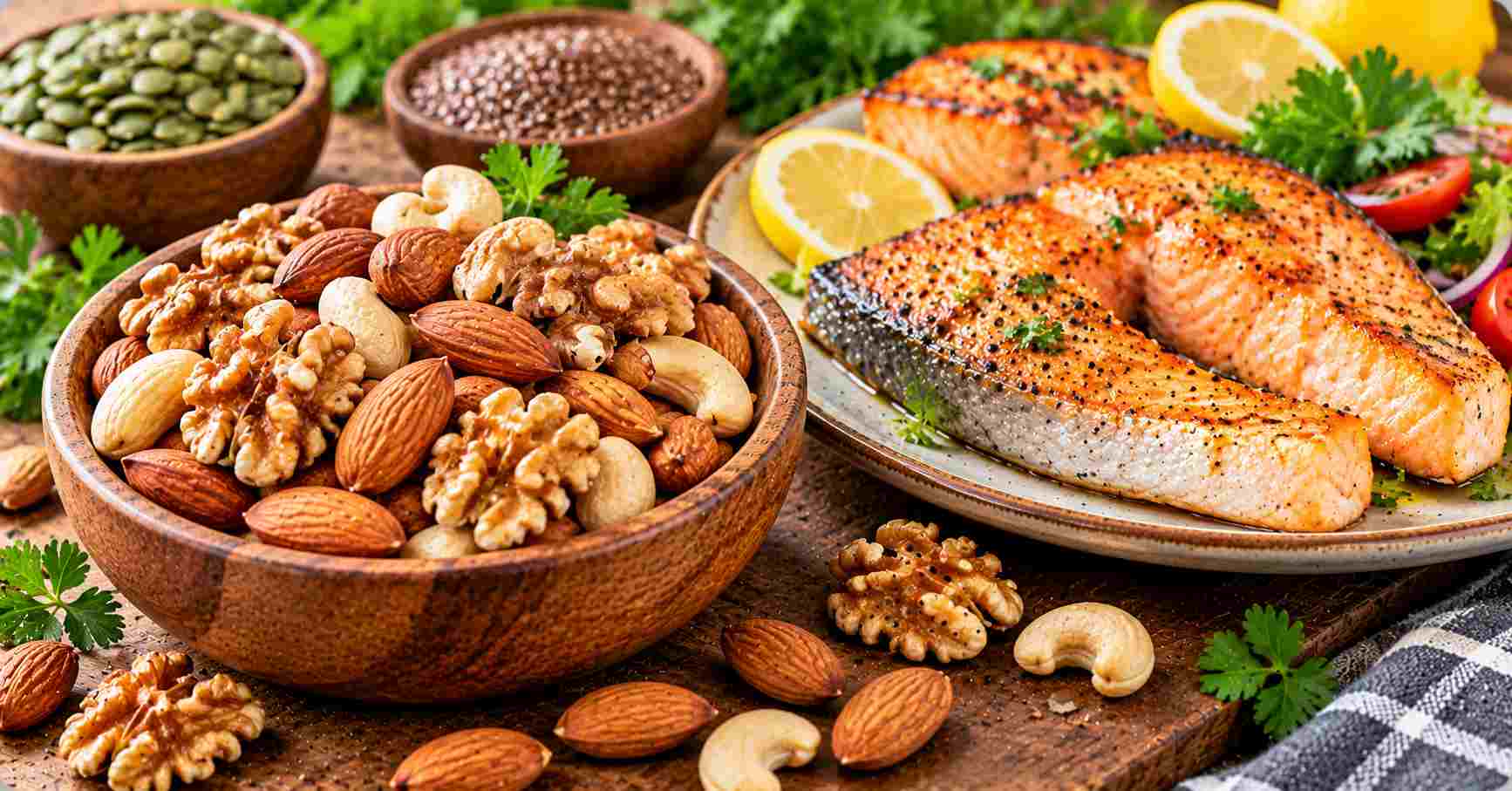 Nuts and Fish for Hair Health
