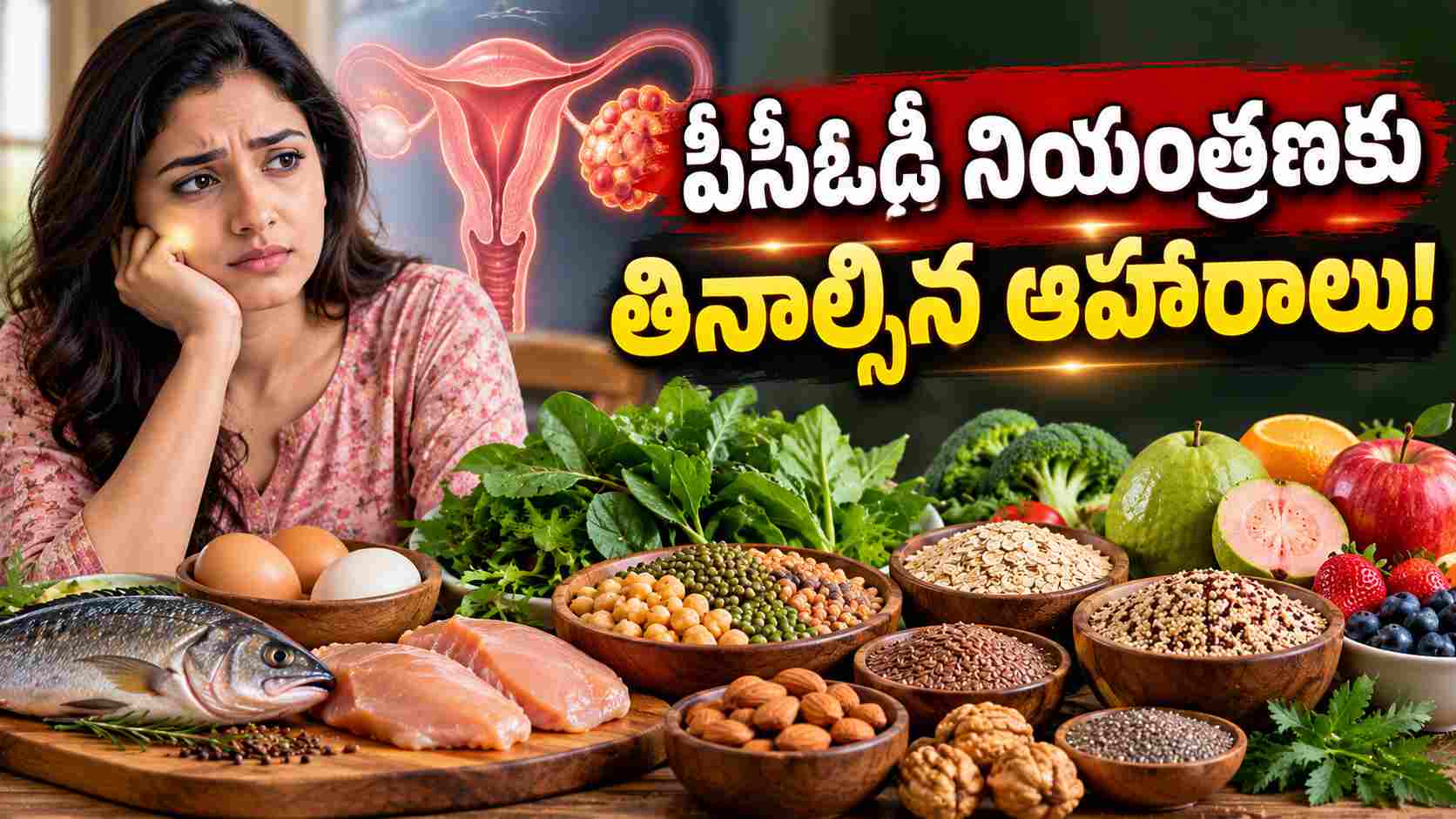 మహిళలను వేధిస్తున్న పీసీఓడీ.. లక్షణాల నియంత్రణలో ఈ ఆహారాలే కీలకం! Pcod Troubling Women These Foods Play A Key Role In Managing Symptoms