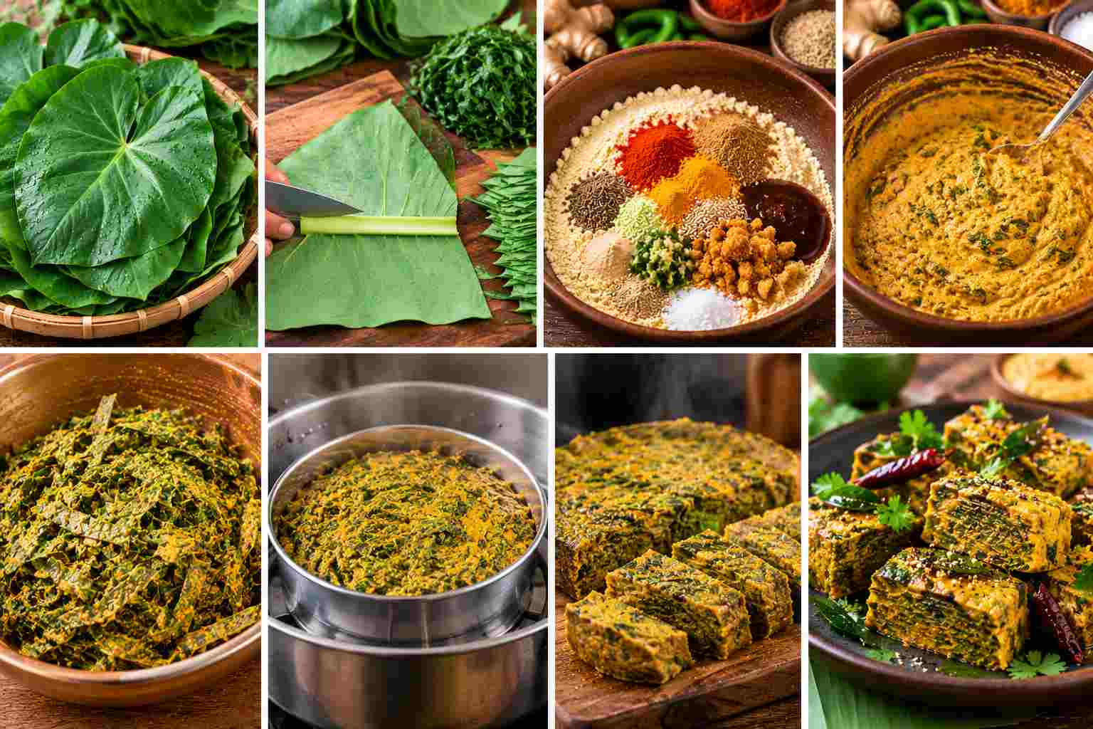 Patra Recipe Preparation Method