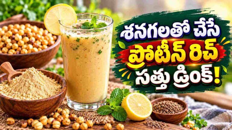 శనగలతో చేసే ప్రోటీన్ రిచ్ సత్తు డ్రింక్.. తాగితే శరీరానికి కలిగే లాభాలివే!