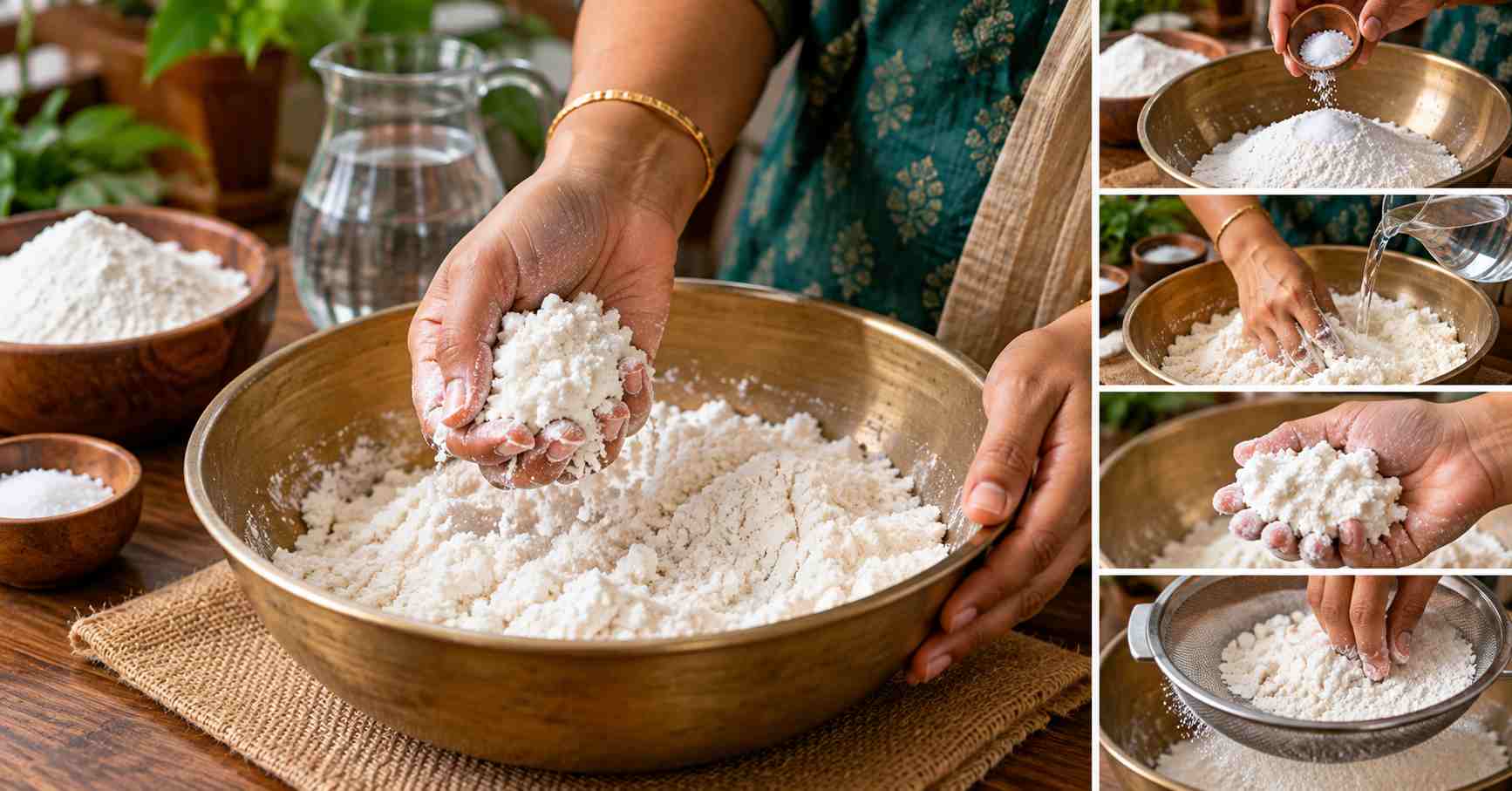 Puttu Flour Preparation