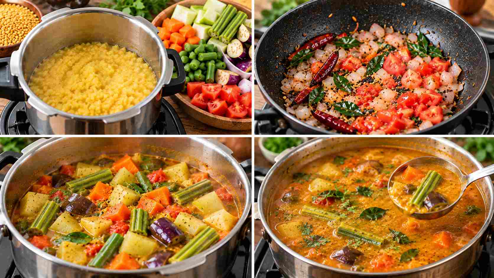 Sambar Preparation Method
