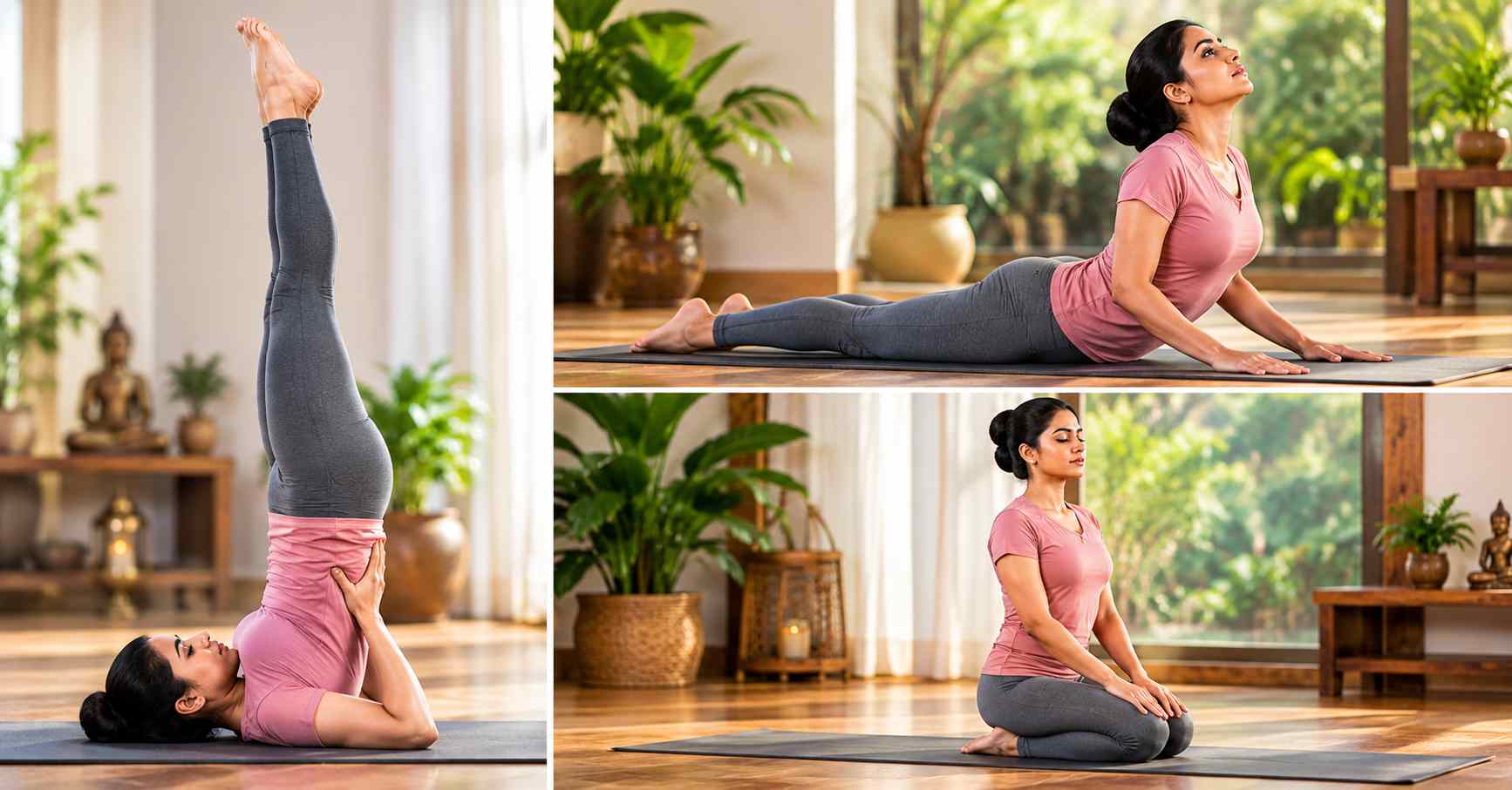 Shoulder Stand, Cobra Pose