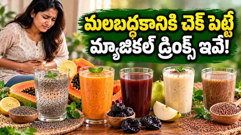 మలబద్ధకం వేధిస్తోందా.. ఉపశమనం కోసం ఈ 5 ఫైబర్ డ్రింక్స్ ట్రై చేయండి!