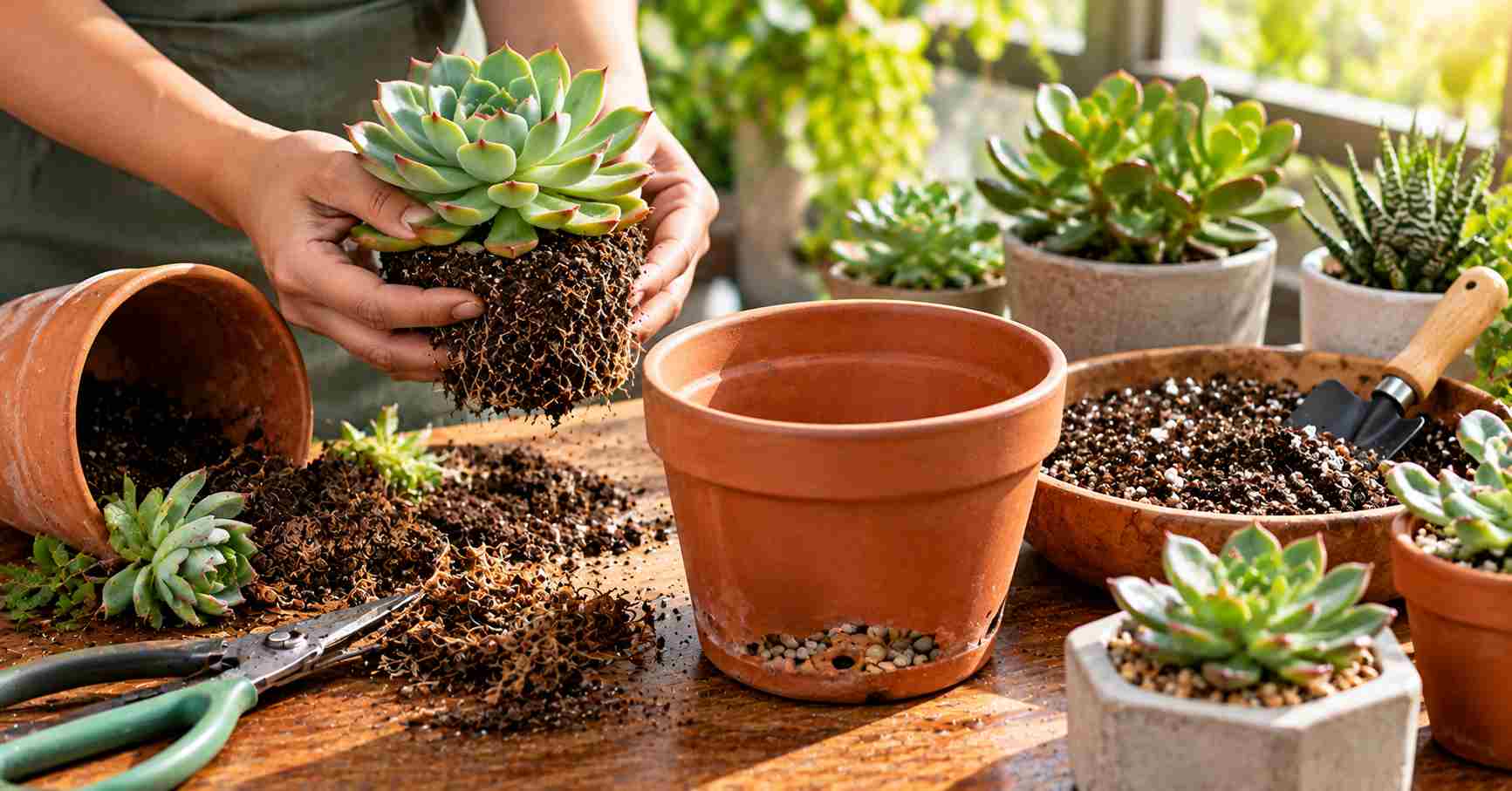 Succulent Repotting Guide