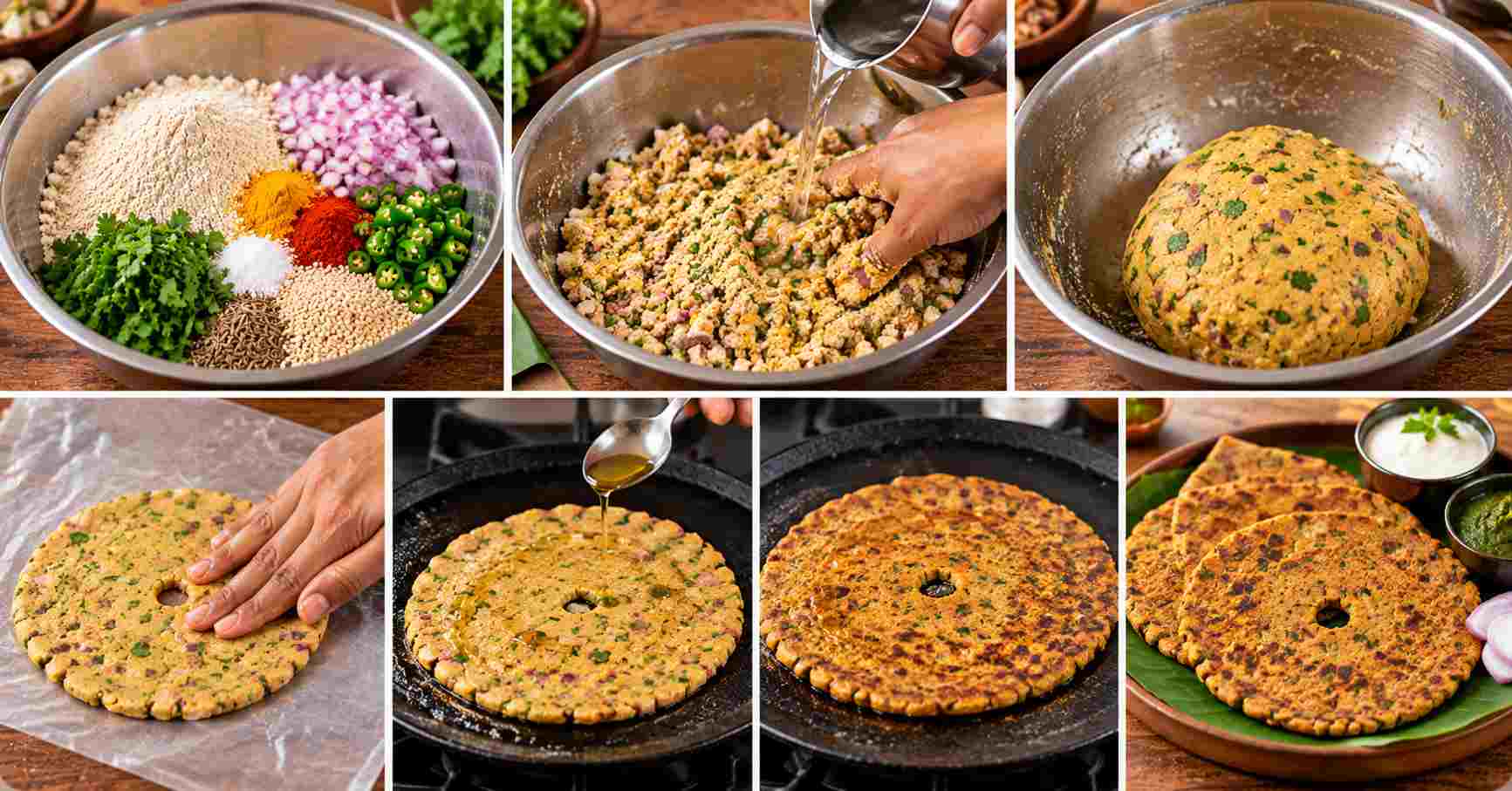 Thalipeeth Preparation Method