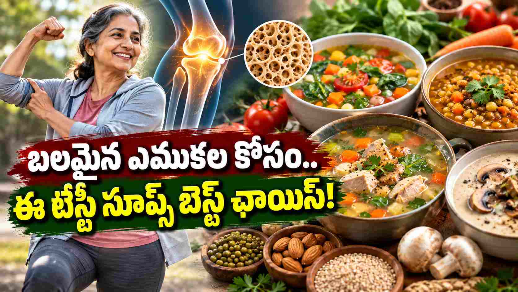 వయసు పెరిగినా ఎముకలు బలంగా ఉండాలంటే.. ఈ టేస్టీ సూప్స్ బెస్ట్ ఛాయిస్! Want Strong Bones Even As You Age These Tasty Soups Are The Best Choice