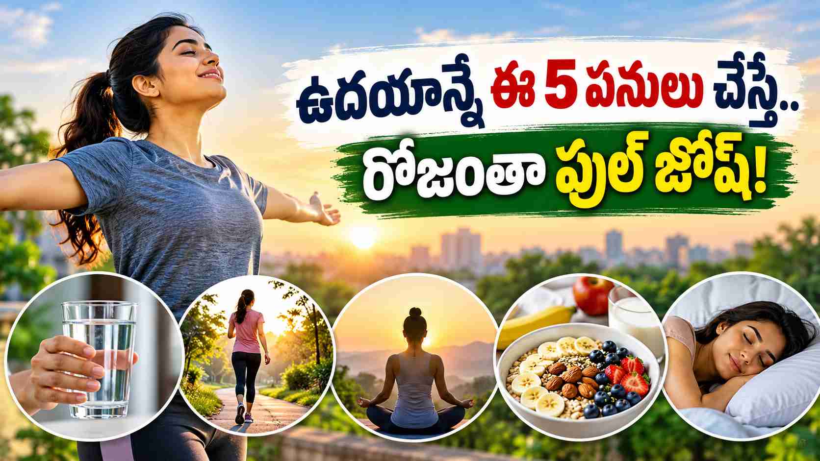 రోజంతా ఎనర్జీగా ఉండాలంటే.. ఉదయాన్నే పాటించాల్సిన 5 అలవాట్లివే! Want To Stay Energetic All Day Here Are 5 Morning Habits To Follow