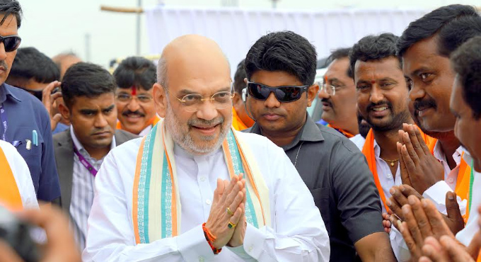 హైదరాబాద్‌లో అమిత్ షా ‘మహా పాదయాత్ర’!