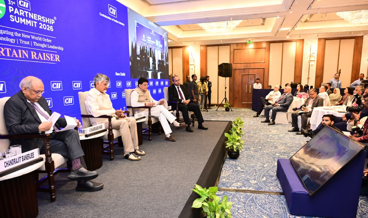 Cm Chandrababu Participates In Cii Partnership Summit 2026 Curtain Raiser Event