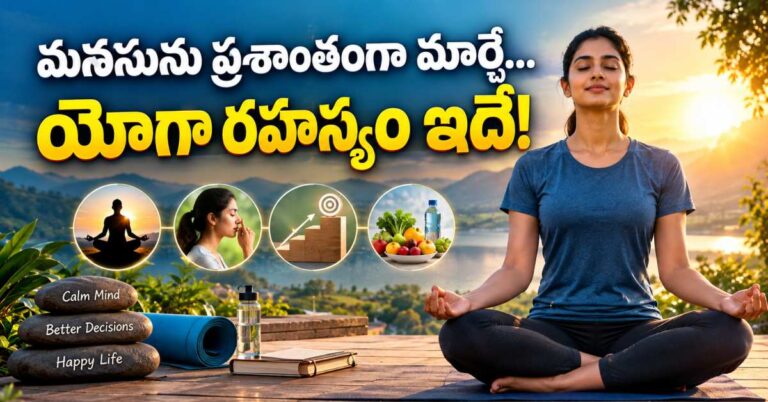 సమస్యలతో సతమతమవుతున్నారా.. మనసును మార్చే యోగా రహస్యం ఇదే!