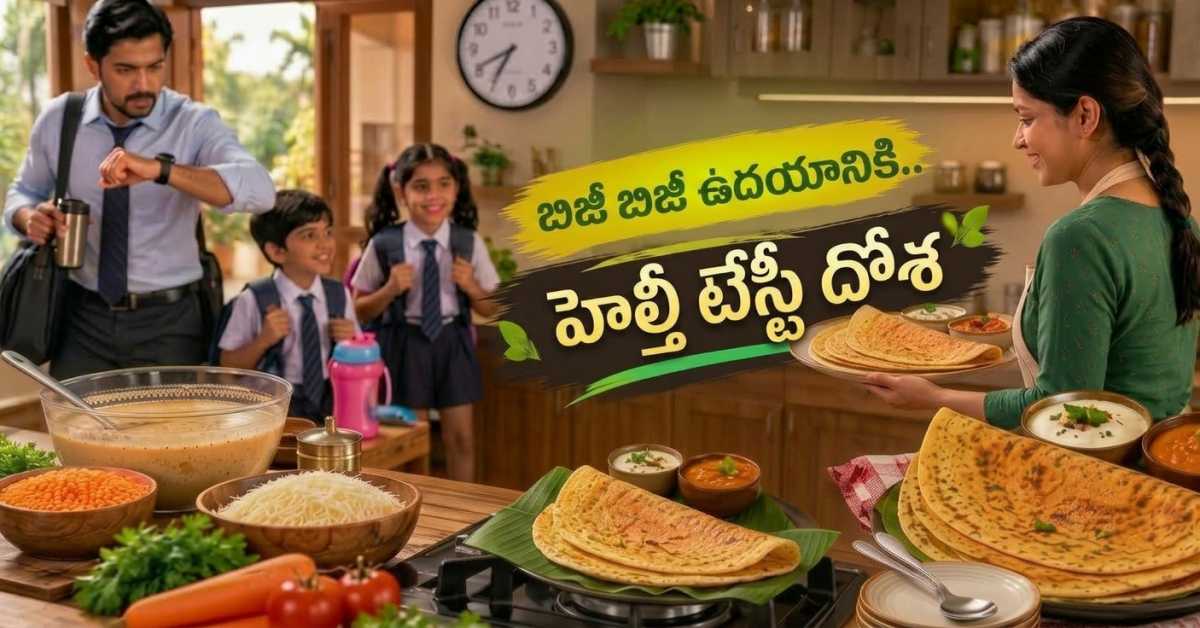 మసూర్ దాల్తో సేమియా దోశ..! ఇలా చేస్తే ఆ టేస్ట్కు ఫిదా అయిపోతారు Masoor Dal Semiya Dosa Make It This Way And Youll Love Every Bite