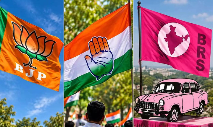 పొత్తులపై పార్టీల దాగుడుమూతలు Telangana Politics Political Parties Play Hide And Seek Over Alliances Ahead Of Graduate Mlc Elections