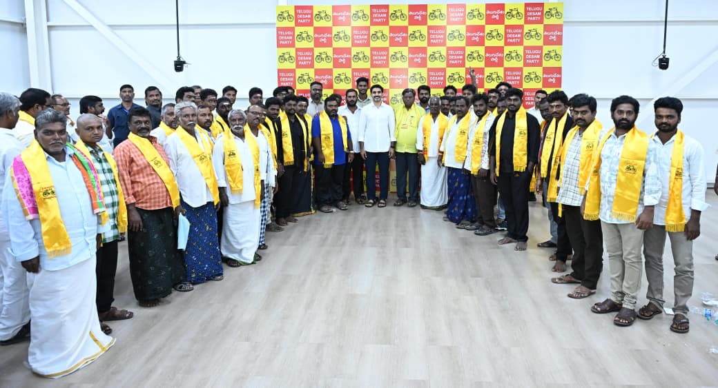 Large Scale Joinings Into The Tdp In The Mangalagiri Constituency