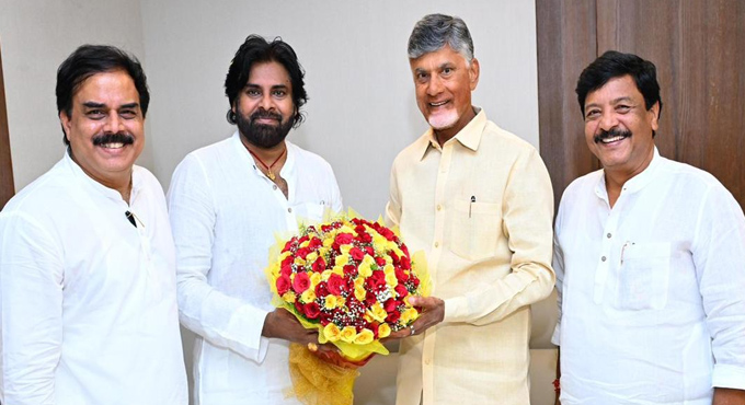 Nda Alliance Meeting At Chandrababu House