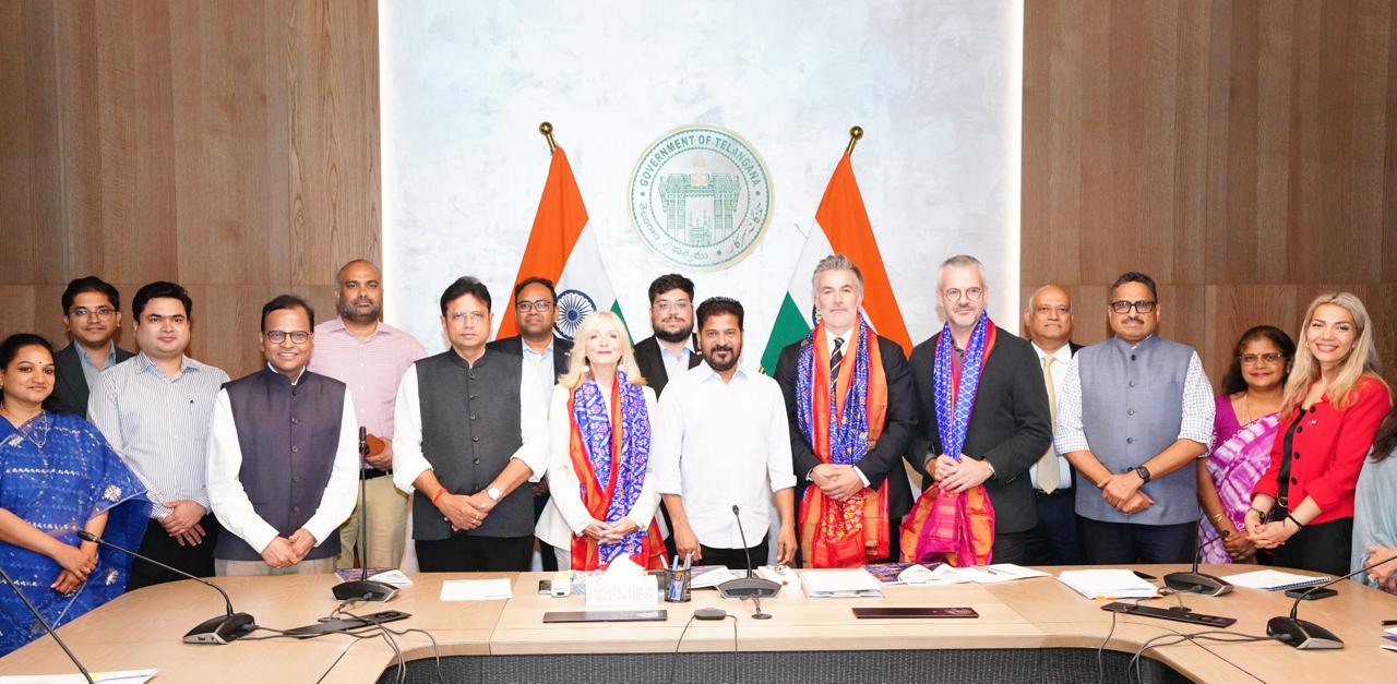 తెలంగాణలో పెట్టుబడులకు పూర్తి భరోసా : సీఎం రేవంత్ రెడ్డి Cm Revanth Reddy With A Delegation From Britain