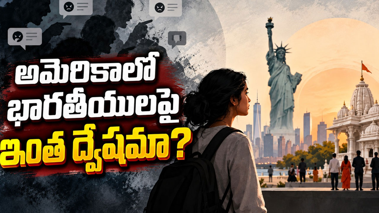 అమెరికాలో భారతీయులపై ఇంత ద్వేషమా? సోషల్ మీడియాలో బయటపడ్డ షాకింగ్ నిజాలు! Anti Indian Hate Surges In The Us Is Online Racism Turning Into A Real World Threat In Telugu