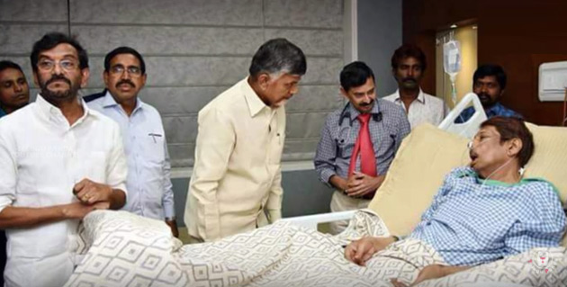 ఆనంను పరామర్శించిన సీఎం చంద్రబాబు