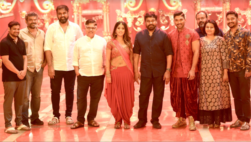 ‘నా పేరు సూర్య’ చిత్రం షూటింగ్ సెట్లో మెగాస్టార్ చిరంజీవి