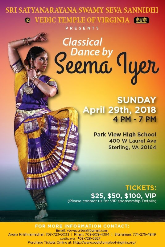 Classical Dance by Seema Iyer on April 29