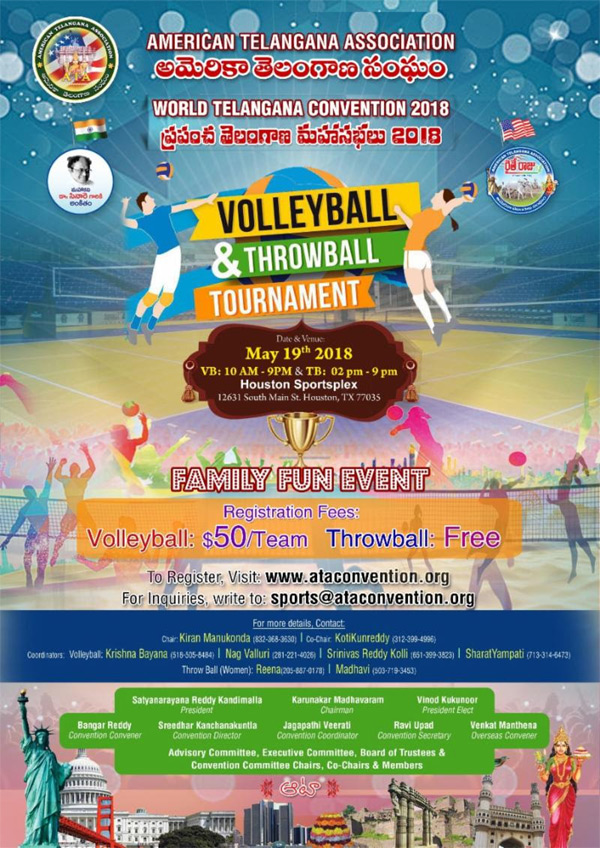 WTC 2018 Volleyball & Throwball Tournament on May 19