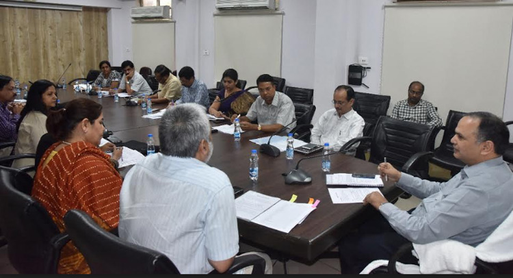 సచివాలయంలో హరితహారం పై సి.యస్ సమీక్షా సమావేశం