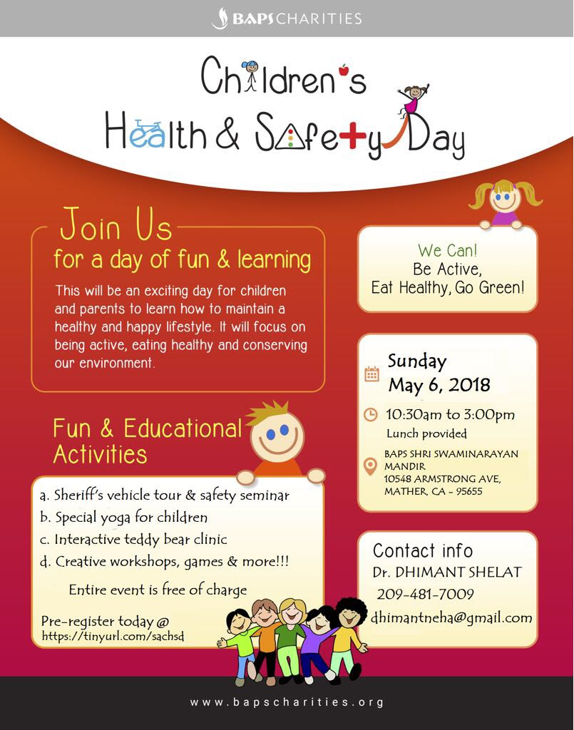 Children’s Health & Safety Day on May 6