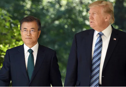 దక్షిణ కొరియా అధ్యక్షుడు మూన్ తో 22న ట్రంప్ భేటీ