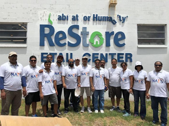 హాబిటేట్స్ ఫర్ హ్యూమానిటీ రిస్టోర్ లో నాట్స్ సేవలు