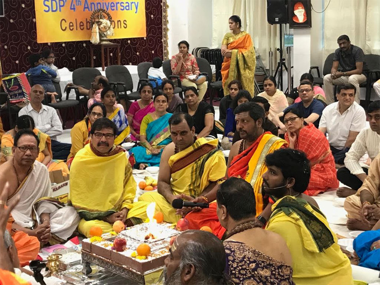 Sai Satsang event held by Sai Datta Peetham in New Jersey