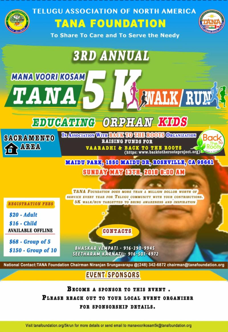 TANA 5K Walk to support Rural Villages