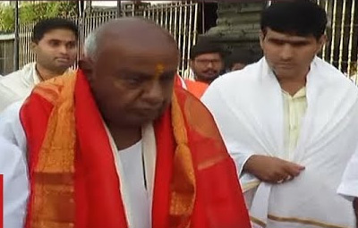 తిరుమల శ్రీవారిని దర్శించుకున్న దేవెగౌడ
