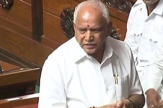 కర్ణాటక ముఖ్యమంత్రి యడ్యూరప్ప రాజీనామా