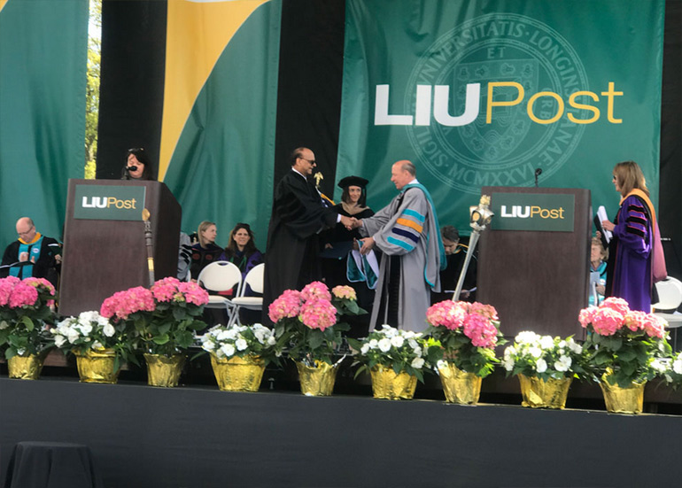 LIU Confers Honorary Doctorate Degree on Rao Anumolu