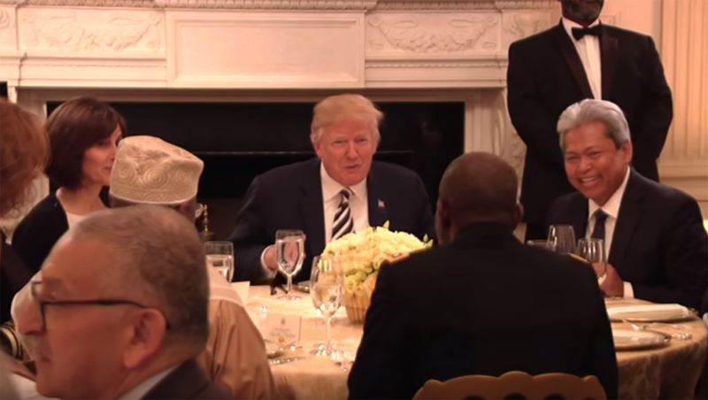 శ్వేతసౌధంలో ట్రంప్ ఇఫ్తార్ విందు