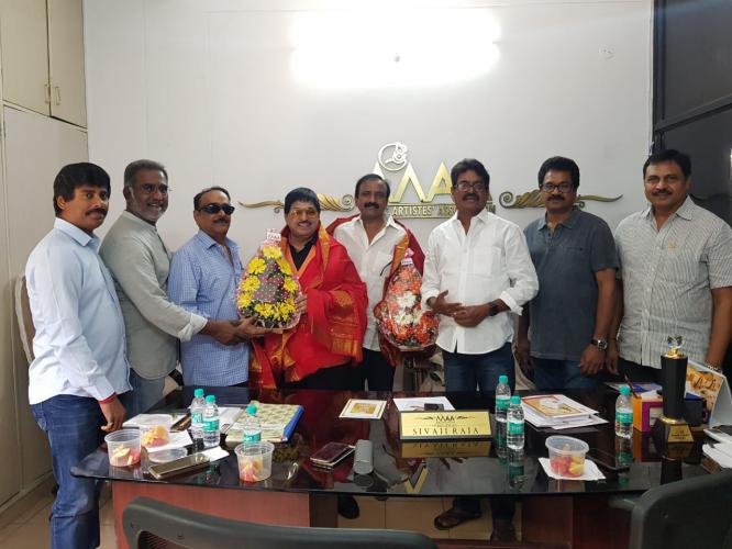 ఎస్వీ రంగారావు శత జయంతి  ఉత్సవాల ఆహ్వానాన్ని అందుకున్న “మా”