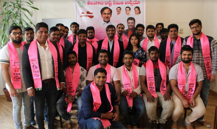 టిఆర్ఎస్ పార్టీ లాట్వియా శాఖ ఆరంభం