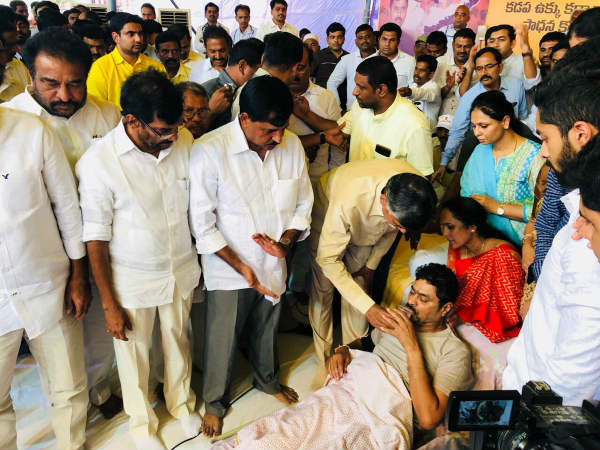 దీక్ష విరమించిన సీఎం రమేశ్