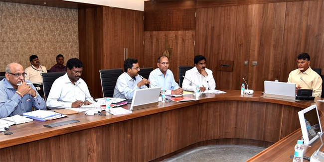 Polavaram review held by the CM