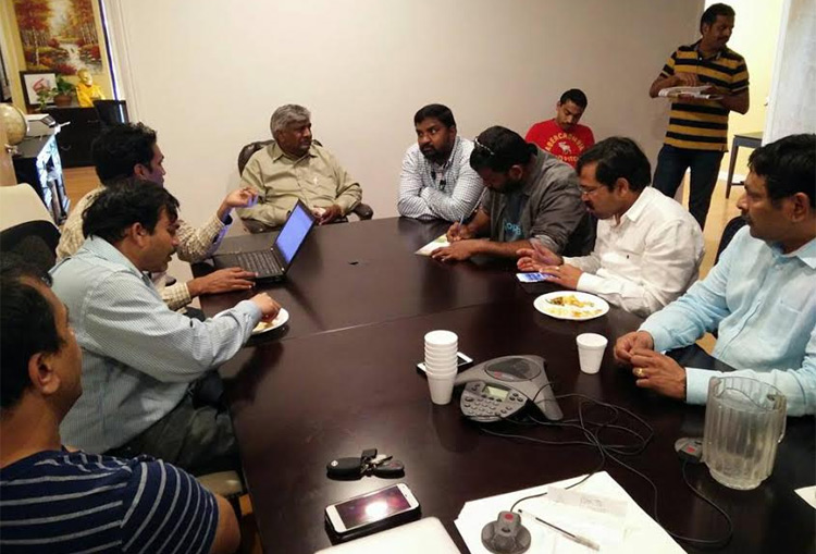 బాబు పర్యటన నేపథ్యంలో జయరామ్ కోమటి అధ్యక్షతన మిల్‌పిటాస్‌లో సమావేశం