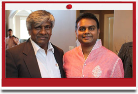 వినోజ్ చనుమోలు ఇంట్లో జయరామ్ అభినందన సమావేశం