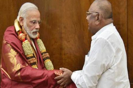 ప్రధాని మోదీతో ఎంపీ రాయపాటి భేటీ