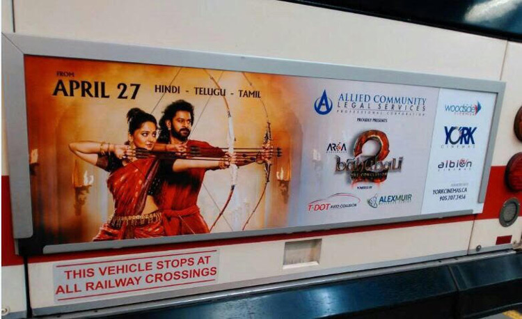 Baahubali First Indian Film Releasing In 4 Languages Across Canada 